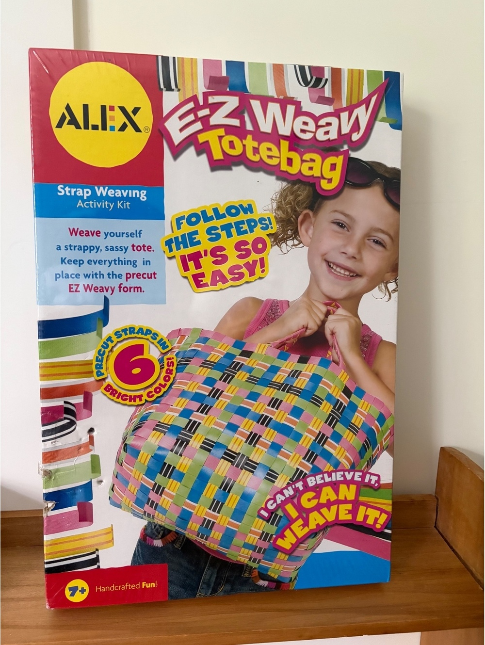 ALEX Toys E-Z Weavy Totebag Strap Weaving Craft Kit 2008 Sealed NOS